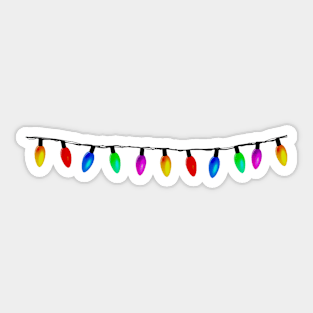 Holiday Lights Sticker